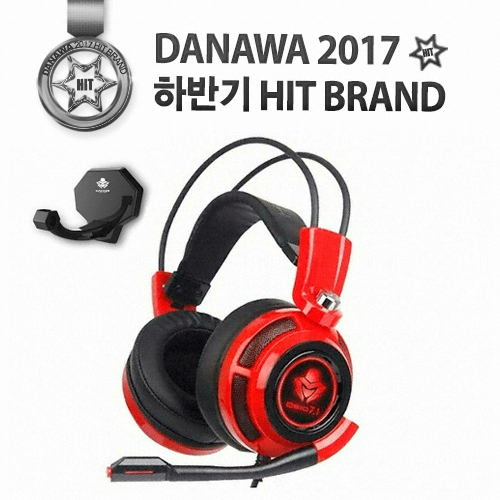 앱코 HACKER B510U 가상 7.1채널 진동 LED 게이밍