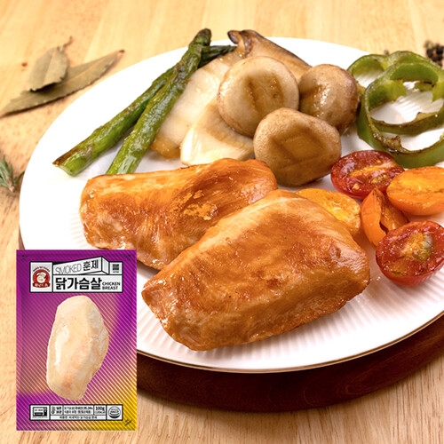 바로드숑 닭가슴살 훈제 100g