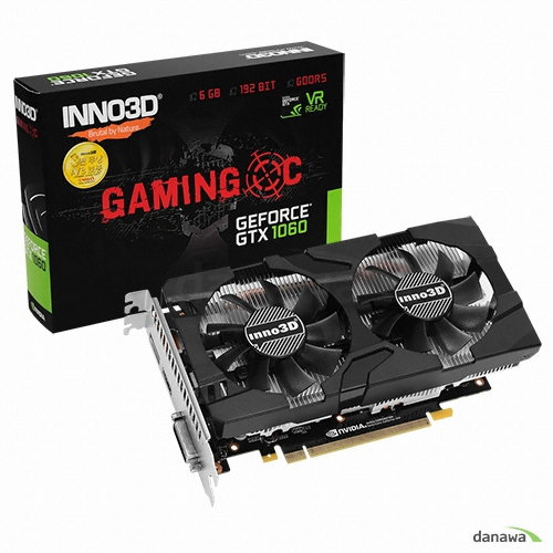 INNO3D 지포스 GTX1060 GAMING OC D5 6GB 트윈쿨러_이미지