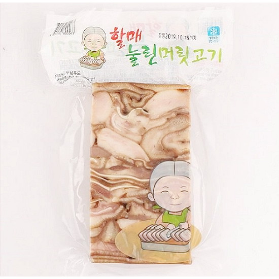 한솔식품 할매 눌린머릿고기 500g (1개)