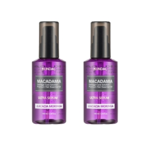 쿤달 마카다미아 울트라 헤어세럼 아카시아 모링가 100ml x2개_이미지