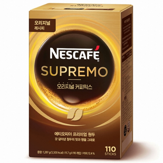 네슬레 네스카페 수프리모 오리지널 커피믹스 110T (4개)_이미지