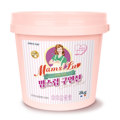  맘스럽 구연산 버킷 2kg [1개]