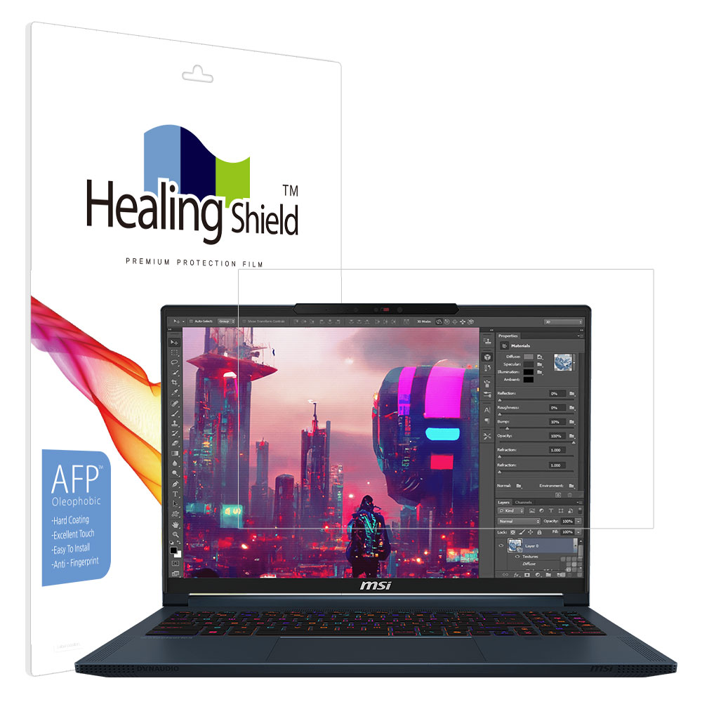 MSI 스텔스 16 AI Studio A1V 올레포빅 고광택 액정보호필름