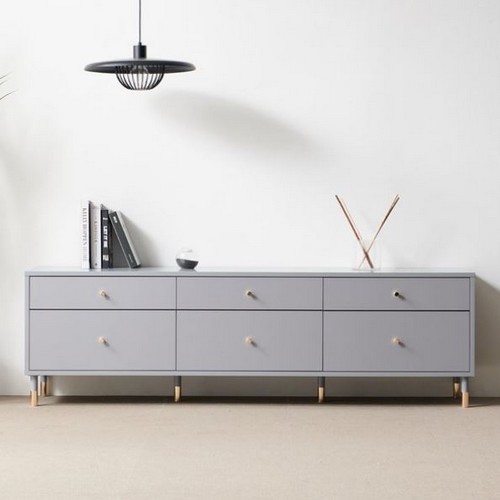 프레즈 2단 서랍장 비밀 수납장 거실장 1800