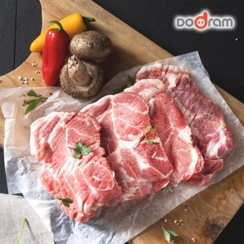도드람푸드 도드람한돈 칼집 목심 구이용 500g [1개]