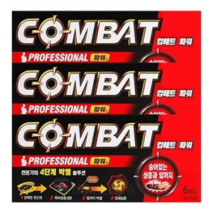 헨켈홈케어 컴배트 파워 타게트형 큰바퀴용 6개입 (3개)