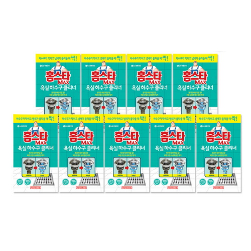 홈스타 맥스 욕실 하수구 클리너 (9개)_이미지