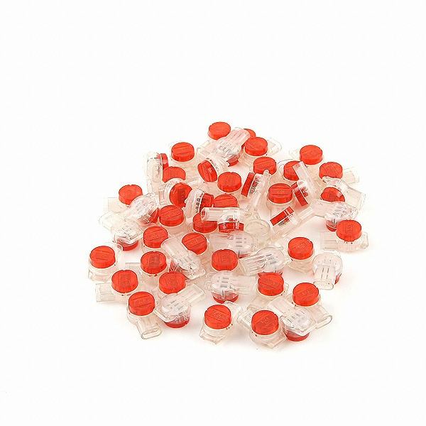 라이트컴 COMS BB909 접속 단자 3핀 50EA (빨강)