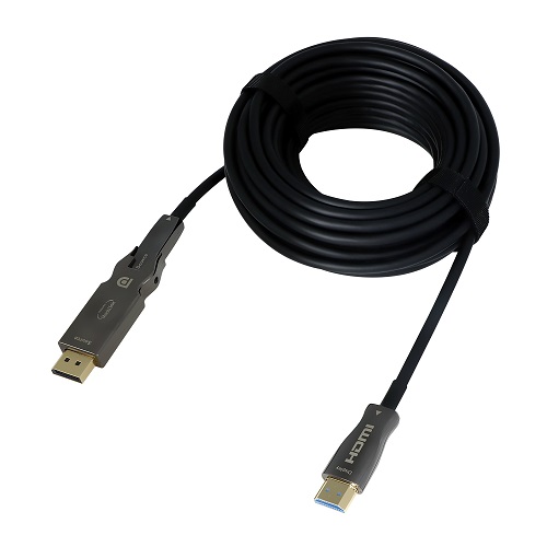 마하링크 DP to HDMI v2.1 분리형 하이브리드 광 케이블 (ML-DP9H5, 5m)_이미지
