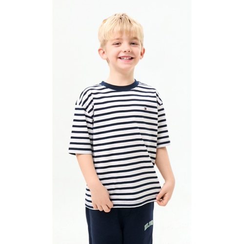 타미힐피거칠드런 에센셜 스트라이프 티셔츠 2컬러 T42G1KKO220BT2