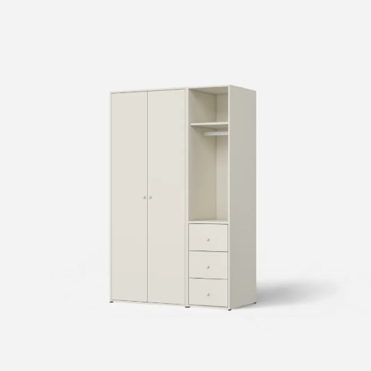 샘키즈 보나 행거형+오픈 행거서랍형 일반 키큰 옷장세트 1200