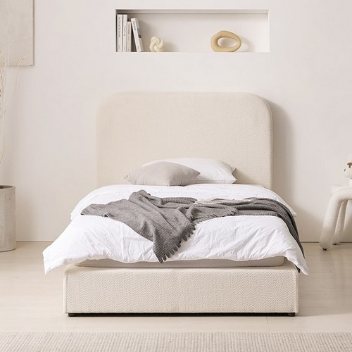 트리플 러빗 부클레 패브릭 침대 SS (매트별도)_이미지