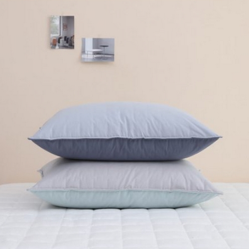 동진침장 고밀도 40수 순면 리버시블 베개커버 GY (70x50cm)