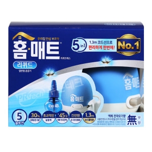 홈매트 리퀴드 코드형 + 무향 교체용 45일 (본품1개+리필1개)_이미지