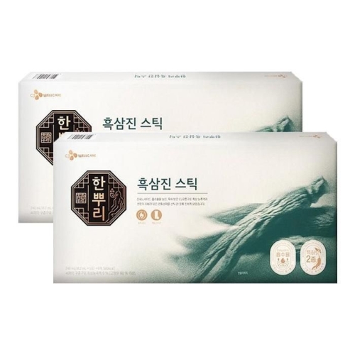 CJ제일제당 한뿌리 흑삼진 스틱 8.2ml 30포 (2개)