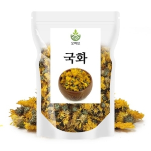 오허브 국산 국화 국화차 꽃차 50g 식용꽃 물대신차 마시는차