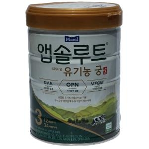 매일유업 2021 앱솔루트 프리미엄 유기농 궁 3단계 800g이미지입니다. 누르면 해당 게시물로 새창이동합니다.