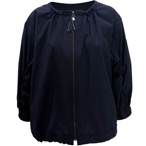 메지스 라운드넥 소매 고무 당김 점퍼 XB0WD12JP