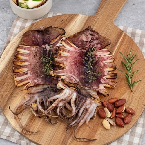 사과랑 자연맛남 쫄깃한 반건조오징어 5마리 350-400g 고추장or버터or마요 랜덤