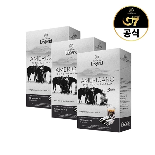 쭝웬 G7 레전드 아메리카노 15개입 [3개]