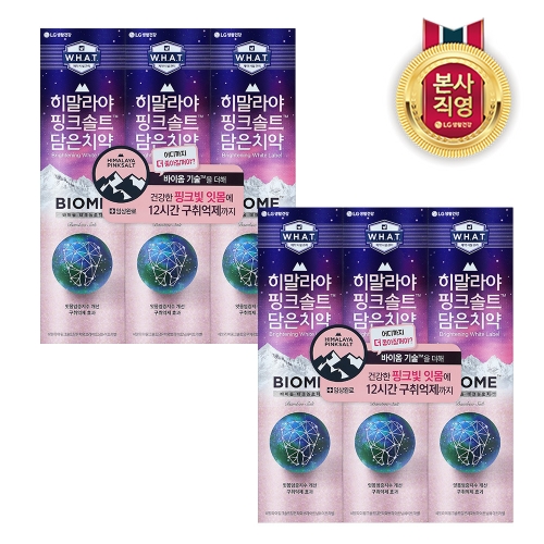 히말라야 핑크솔트 바이옴 치약 100g