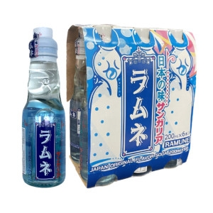 산가리아 라무네 사이다 200ml x6병 짱구라무네 구슬사이다 일본사이다_이미지