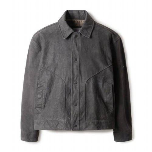 시리즈 누벅 양가죽 트러커 자켓_SAUDS25201GYX_이미지