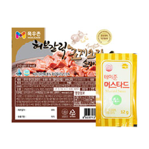 허브갈릭 훈제오리 슬라이스 210g