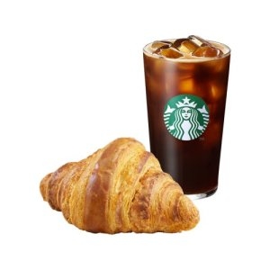 스타벅스 스타벅스 휴식 타임 아이스 카페 아메리카노 T + 프렌치 크루아상이미지입니다. 누르면 해당 게시물로 새창이동합니다.