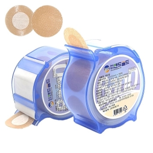 밴드골드 채혈용밴드 밴드랩 살색 원형 35mm 180개입