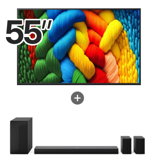 LG전자 나노셀 AI 55NANO80AEA (벽걸이+사운드바, S60TR)_이미지