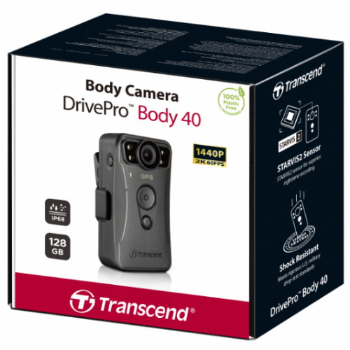 트랜센드 DrivePro Body 40 2K QHD 보안용 바디캠 (중고품)_이미지