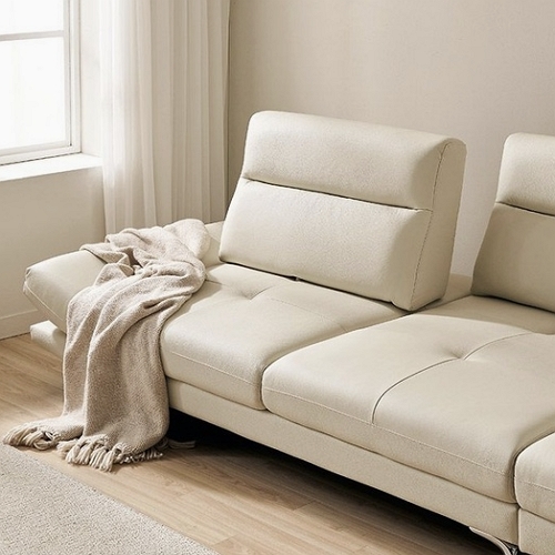 삼익가구 더퍼스트 스윙형 천연가죽 소파 3인용 (스툴별도)_이미지