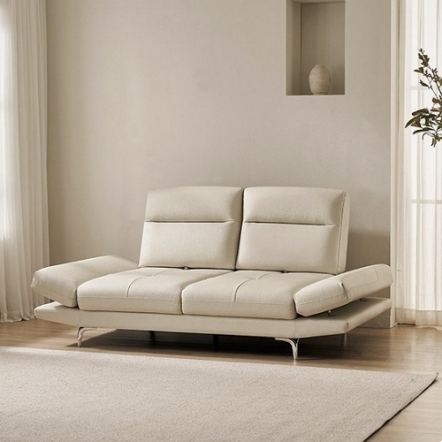 삼익가구 더퍼스트 스윙형 천연가죽 소파 3인용 (스툴별도)