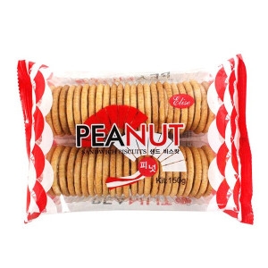 [불명] 앨리스샌드 엘리스 샌드 비스킷 땅콩맛 1봉 피넛 수입과자