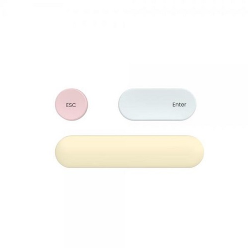 Actto 레트로 키보드 3종 <b>키캡</b>