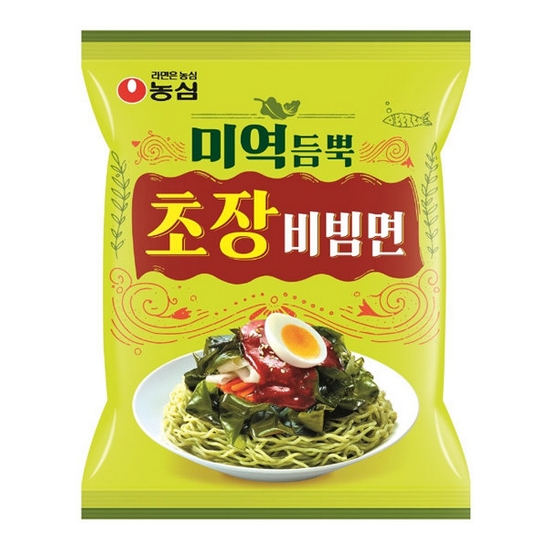 농심 미역듬뿍 초장비빔면 142g (8개)