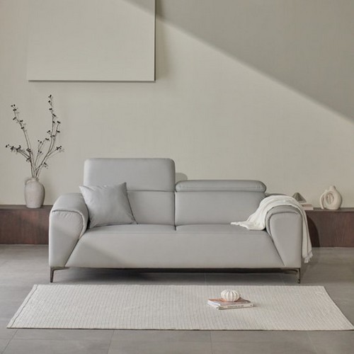 레이디가구 아벤트 가죽 소파 3인용 (스툴별도)_이미지