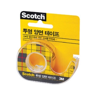 3M 스카치 투명 양면테이프 136 12mm x 6.35m (5개)_이미지