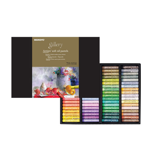 문교 아티스트 소프트 오일 파스텔 (72색,목상자)