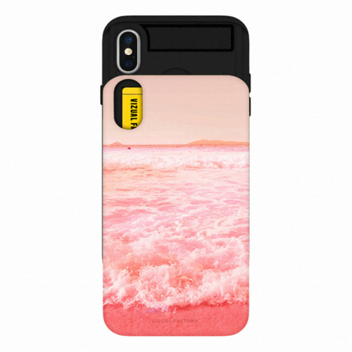 비주얼팩토리 갤럭시S7 엣지 핑키비치 카드 슬라이드 케이스