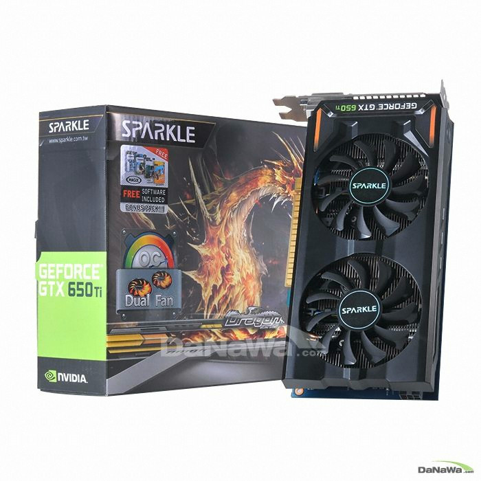 SPARKLE 지포스 GTX650 Ti SOC D5 1GB 듀얼팬 KPC_이미지