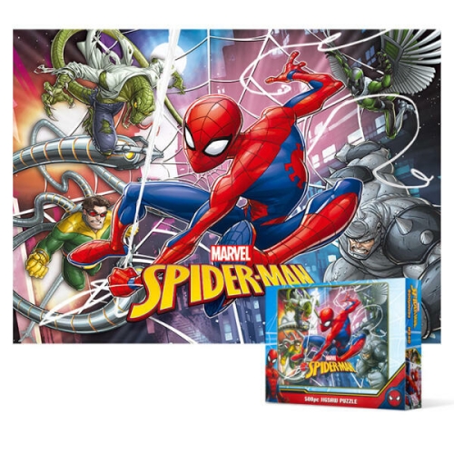 500피스 직소퍼즐 마블 스파이더맨 빈티지 커버_이미지