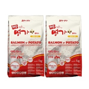  애니펫 명품명가 플러스 연어와 감자 5kg [2개]