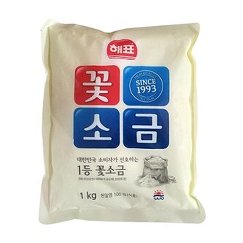 해표 꽃소금 1kg (1개)_이미지