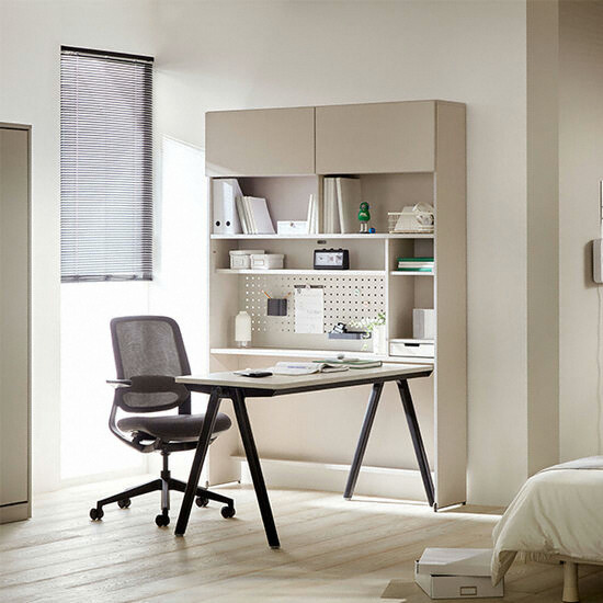  일룸 로이모노 6단 도어포함 책상세트 [1400x710]