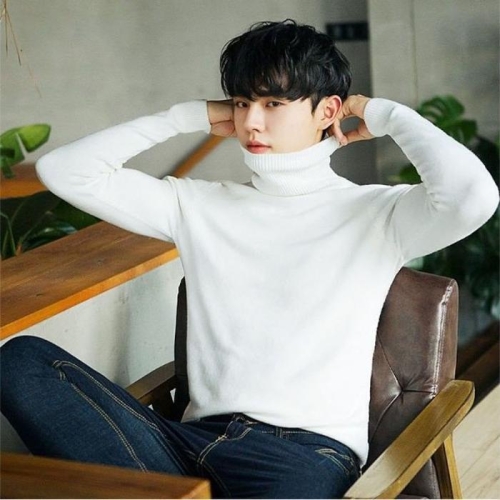 포근한 클래식 터틀넥 남성 목티 베이직 21722646A
