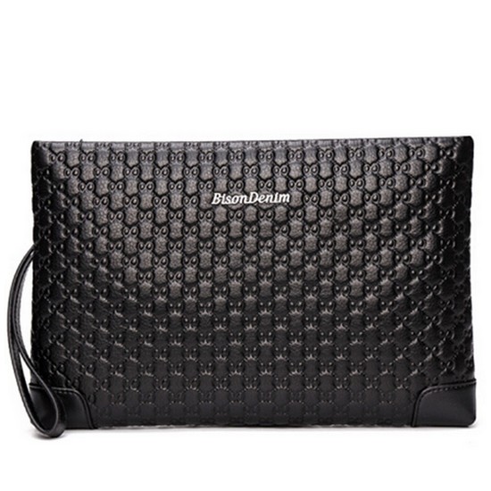 바이슨데님 패턴 클러치백 N8187