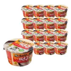 햅쌀 쌀떡국 163g 16개 컵떡국